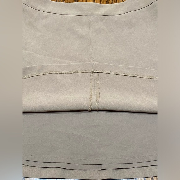Loft Womens 8 Brown Soft Flare Skirt Lined - Picture 4 of 9